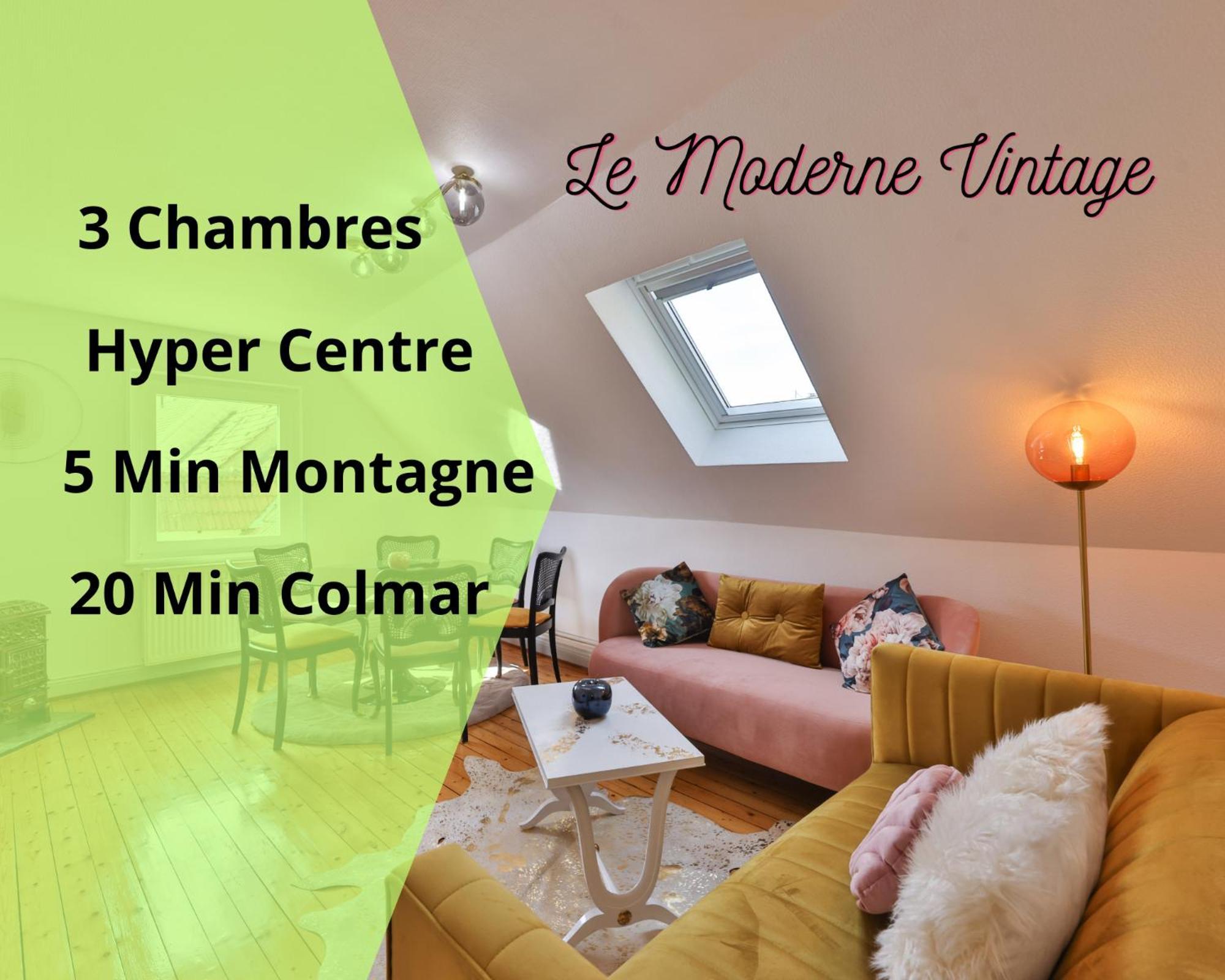 Le Moderne Vintage Hyper Centre,3 Chambres, Neuf Au Calme, 3 Etoiles Мюнстер Екстериор снимка